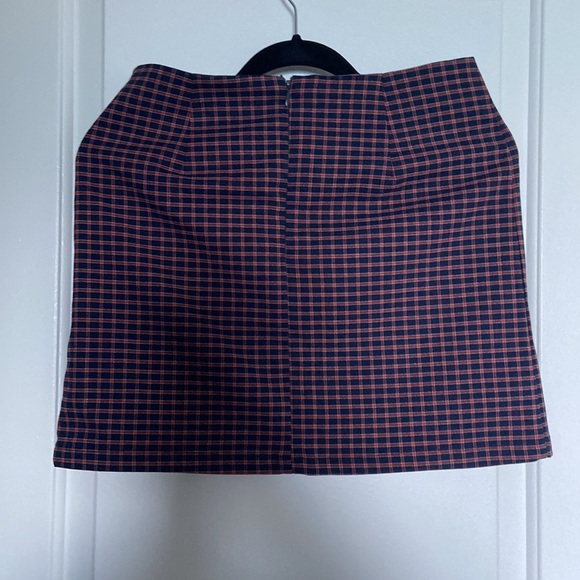 Glassons Skirts Glassons Check Mini Skirt Navyred Poshmark